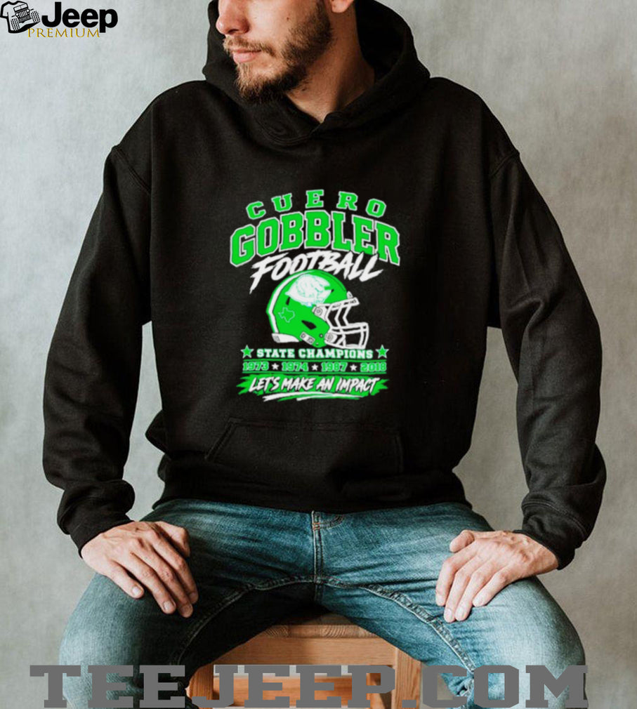 Cuero All Sports Booster Gobbler Football 2026 helmet shirt