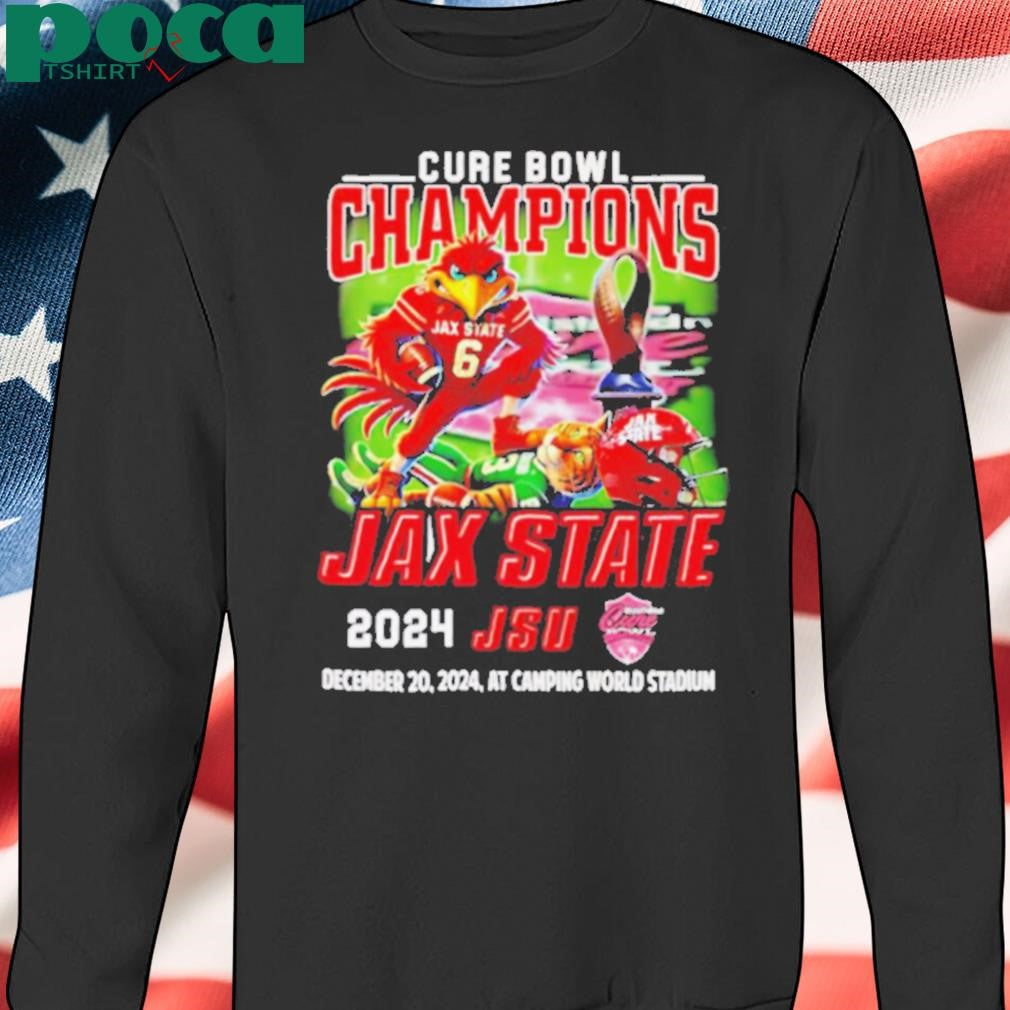 Cure Bowl Champions Jax State 2024 mascot shirt