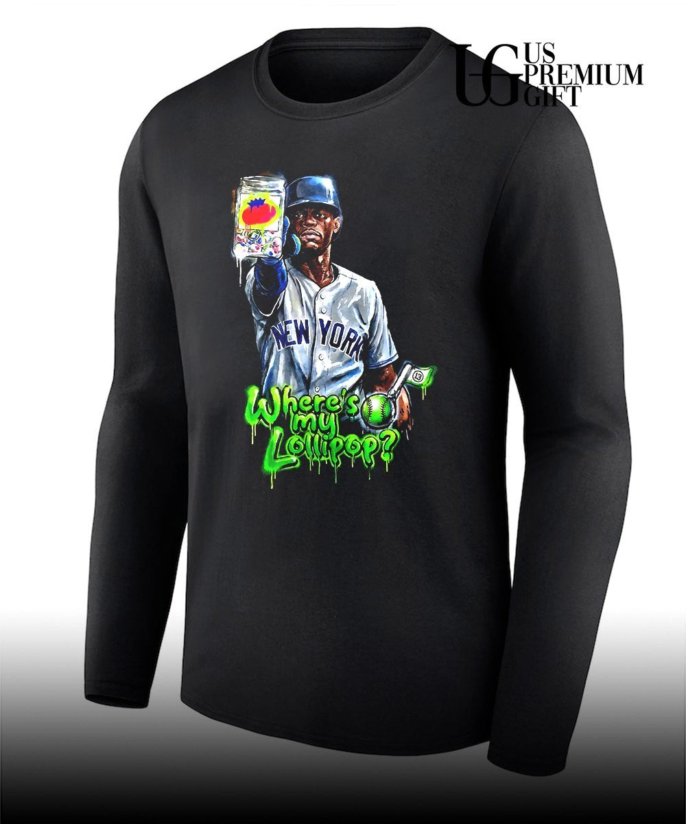 Curtis Granderson New York Mets Where’s my Lollipop shirt