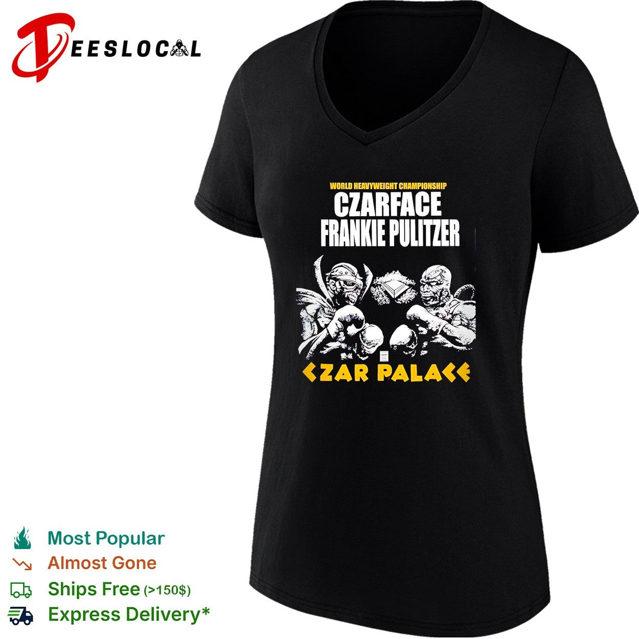 Czarface Frankie Pulitzer world heavyweight championship Czar Palace shirt