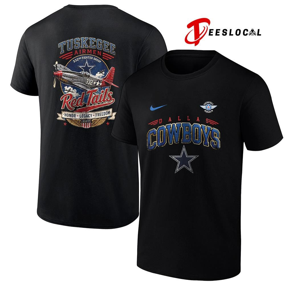 Dallas Cowboys Tuskegee Airmen Red Tails honor legacy freedom shirt