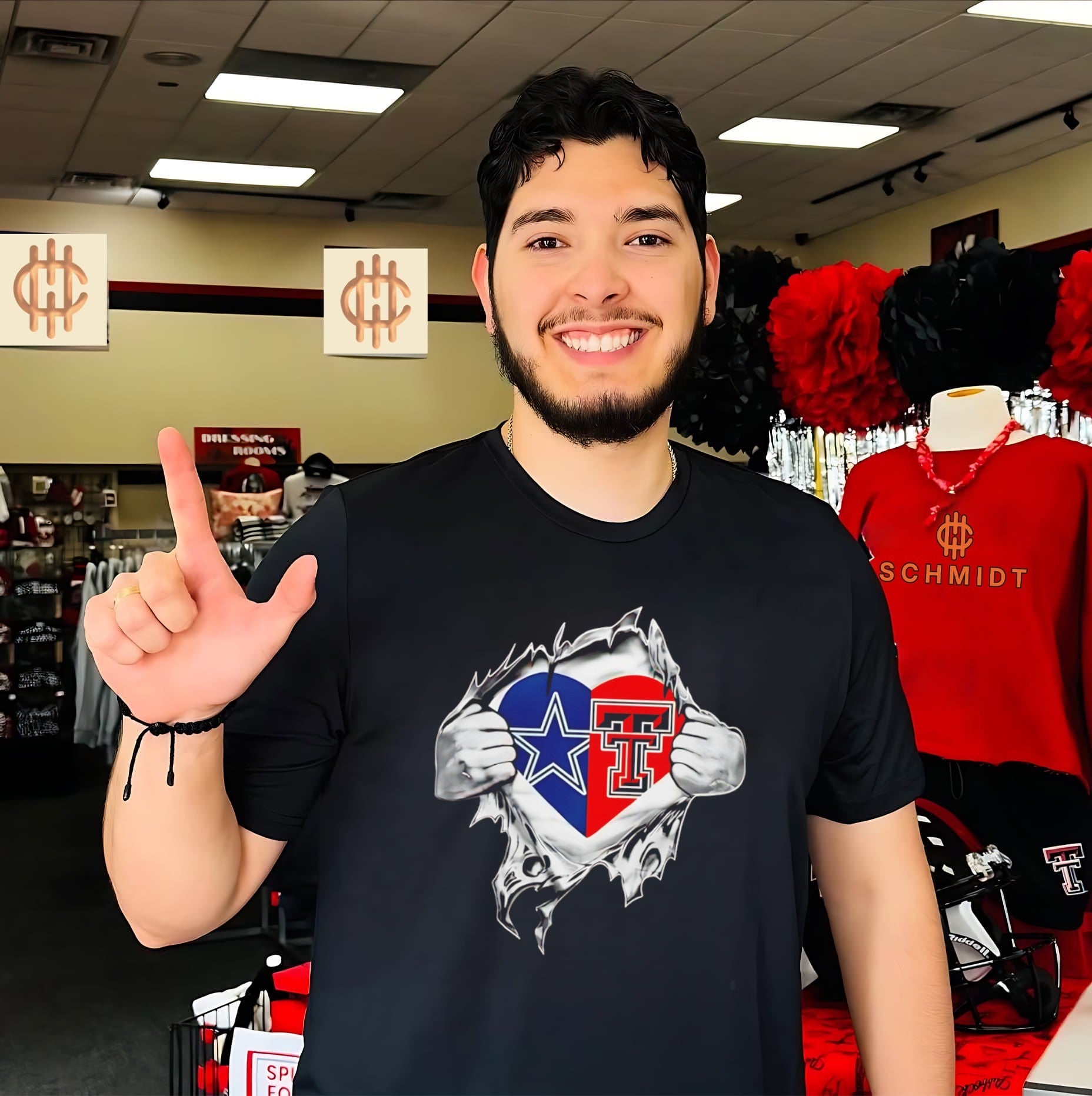 Dallas Cowboys and Texas Tech Red Raiders It Is in My Heart shirt