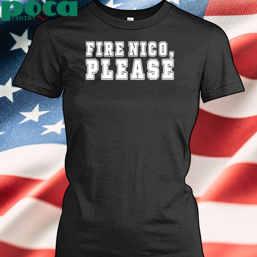 Dallas Stars Fans Wearing Fire Nico Please shirt