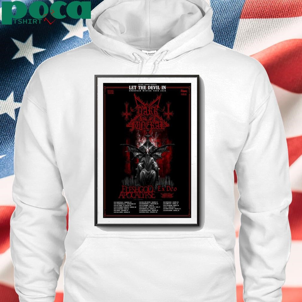 Dark Funeral European Tour 2025 Poster shirt