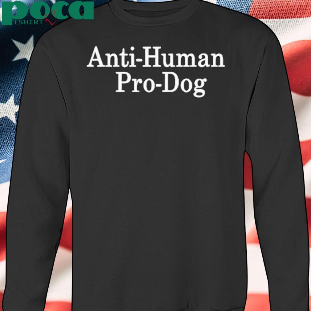 Dave Portnoy Wearing Anti Human Pro Dog Shirt