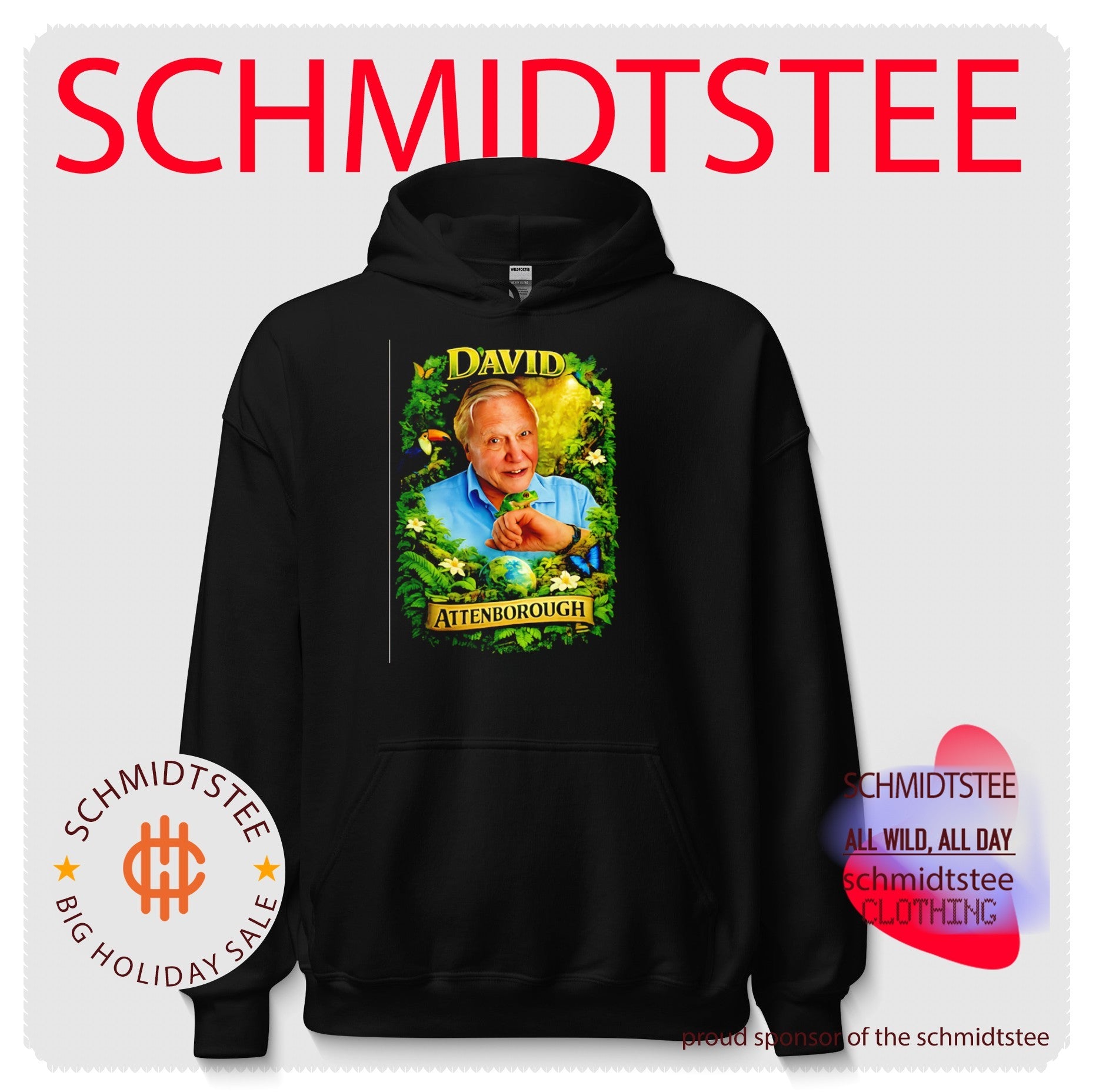 David Attenborough Nature Wildlife Portrait shirt