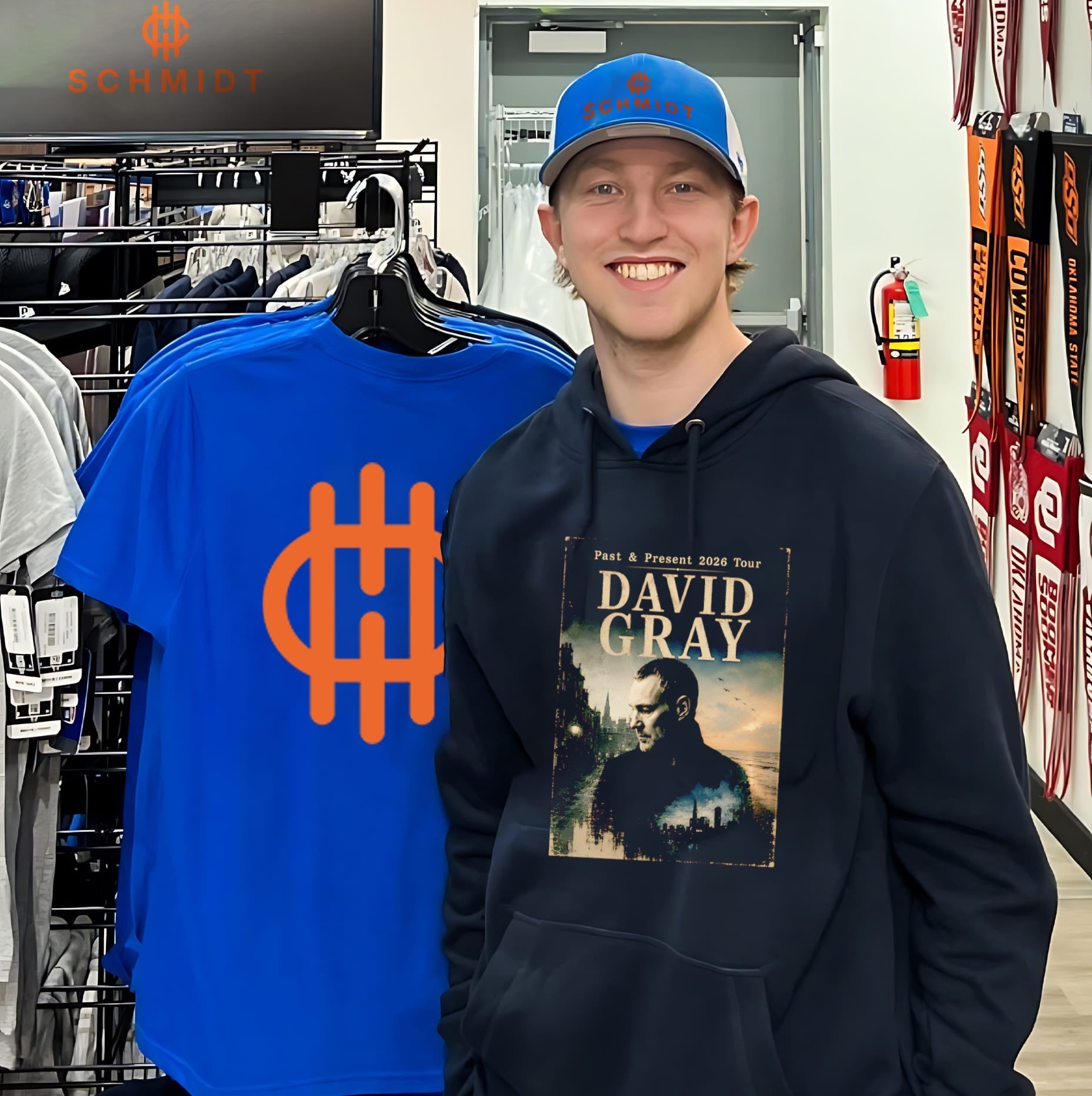 David Gray Past & Present 2026 Tour Singer Songwriter shirt