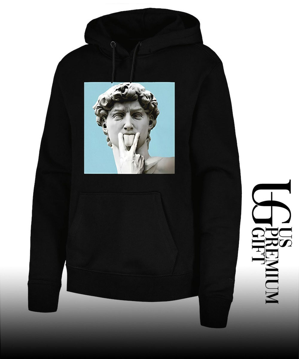 David Head Sculpture Tongue Out shirt