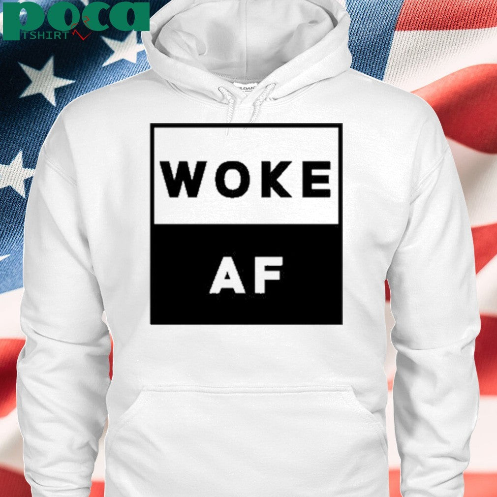 David Wearing Woke Af Shirt