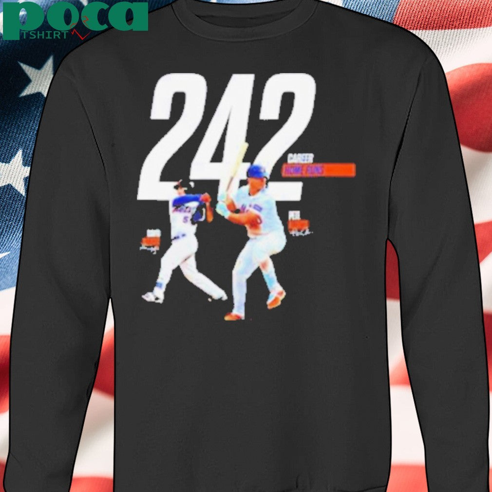 David Wright and Pete Alonso 242 Career Home Runs signature shirt