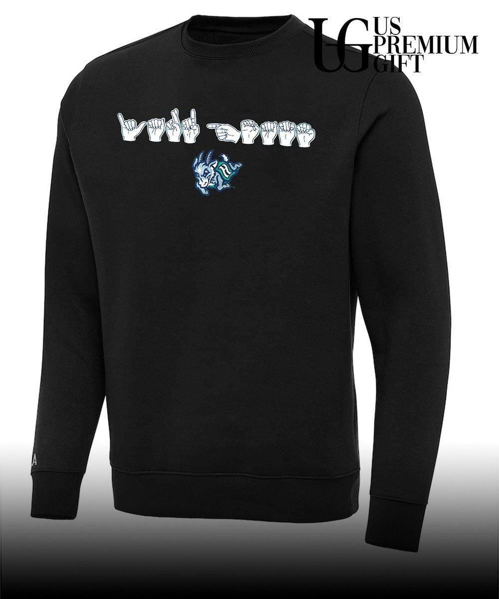 Deaf Awareness Night Hartford Yard Goats baseball shirt