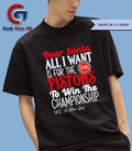Dear Santa all I want is for the Detroit Pistons NBA to win the Championship shirt