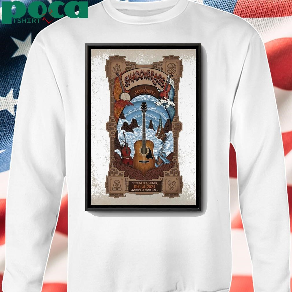 December 31, 2024 Shadowgrass Tour Asheville, NC Poster shirt