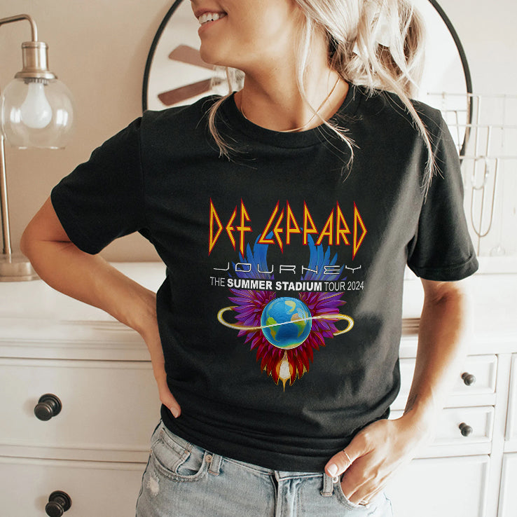 Def Leppard And Journey The Summer Stadium Tour 2024 Shirt