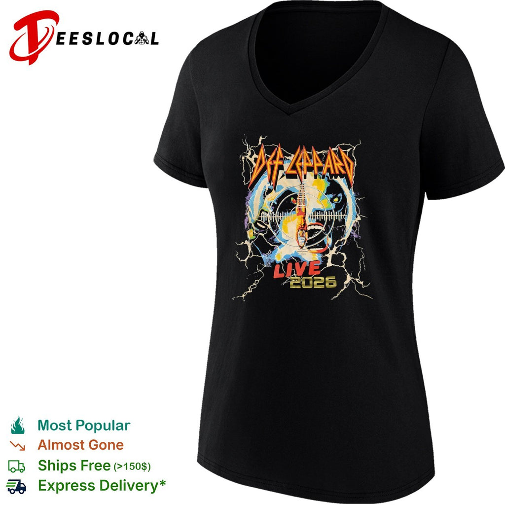 Def Leppard Live 2026 concert shirt