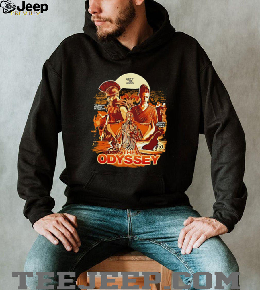 Defy the Gods The Odyssey Greek Mythology graphic shirt