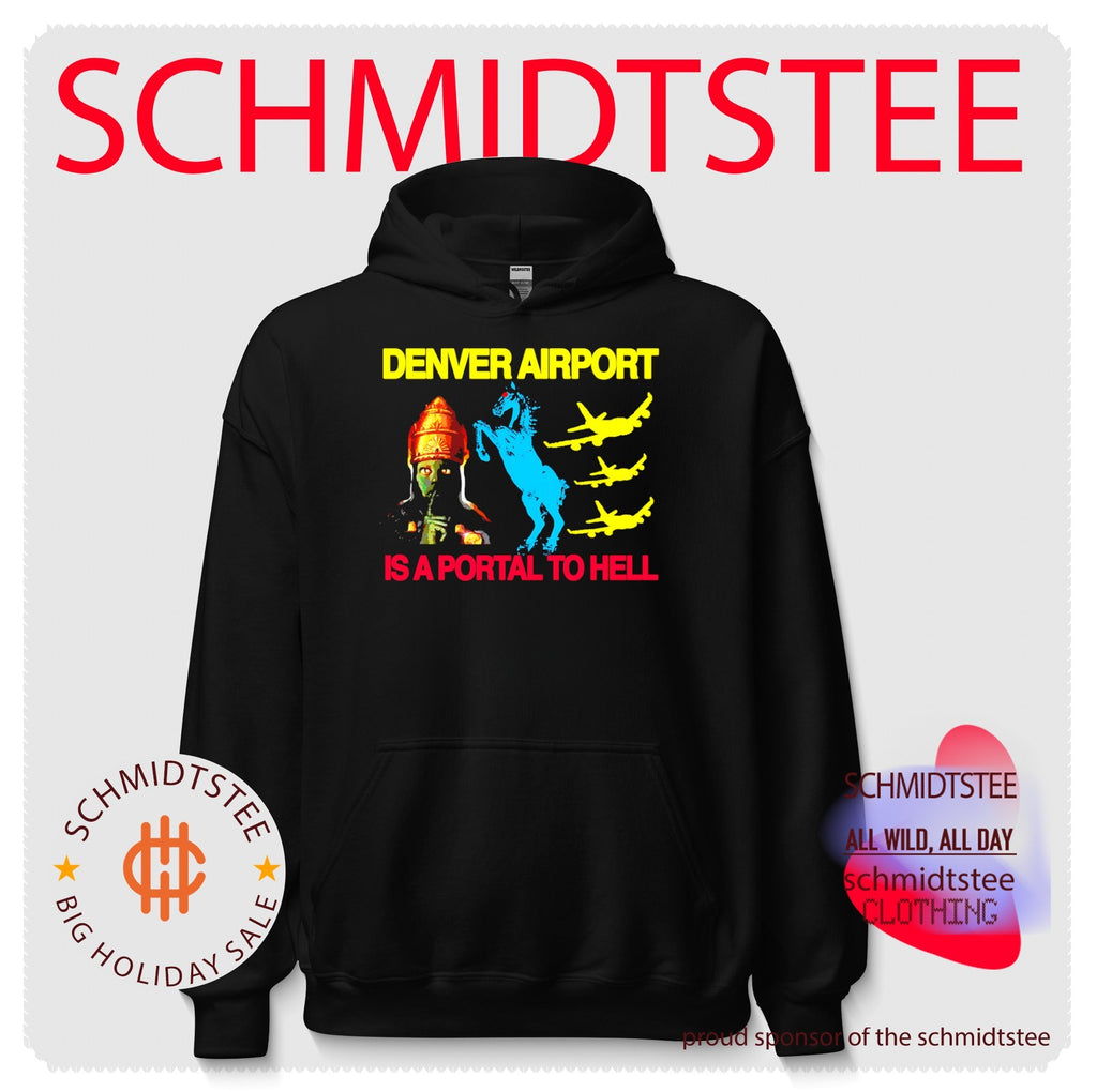 Denver Airport Is a Portal to Hell conspiracy theory shirt