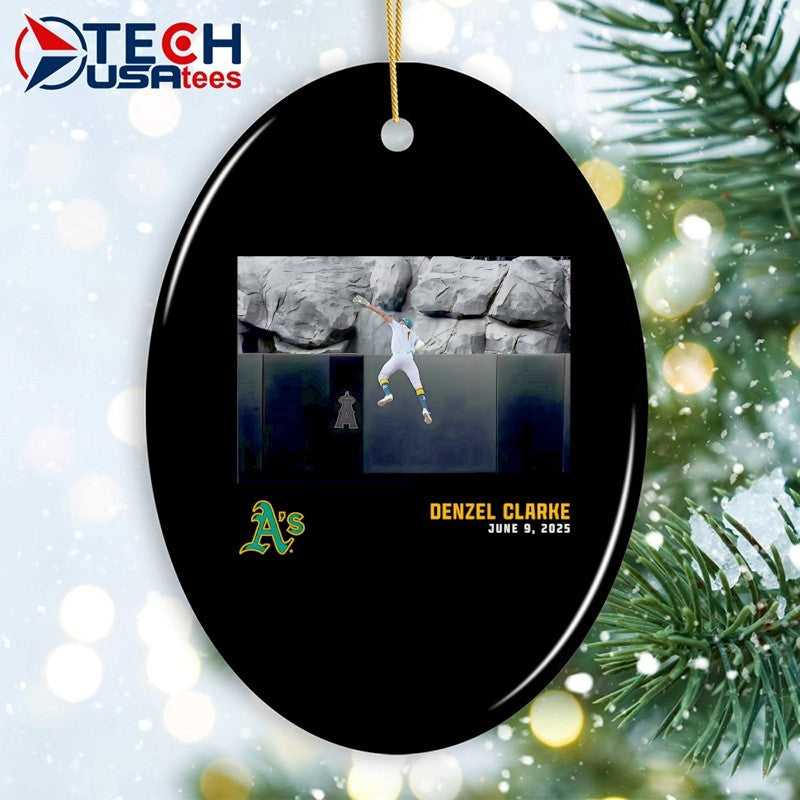 Denzel Clarke Oakland Athletics Baseball 2025 player graphic shirt