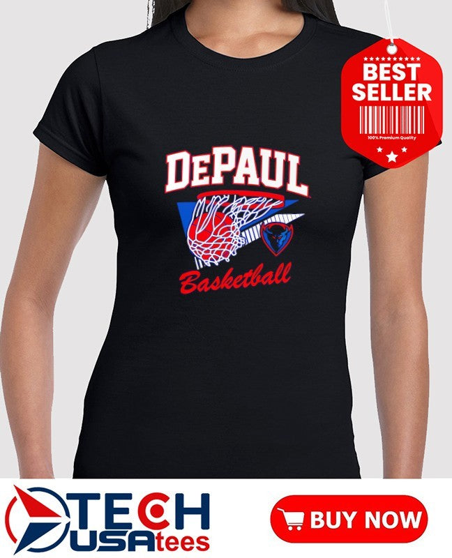 Depaul Blue Demons Throwback Basketball shirt