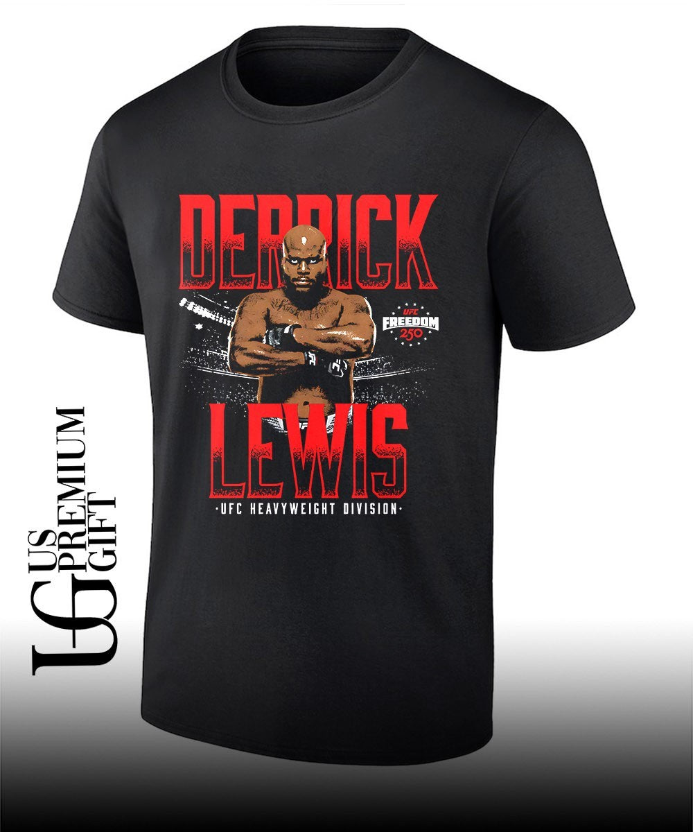 Derrick Lewis UFC Freedom 250 graphic shirt