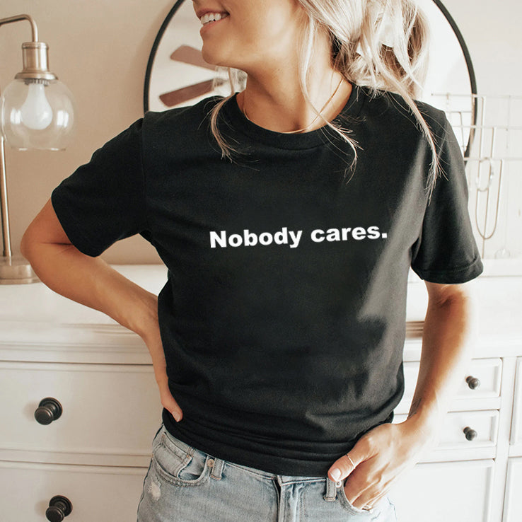 Derrick White Nobody Cares T Shirt