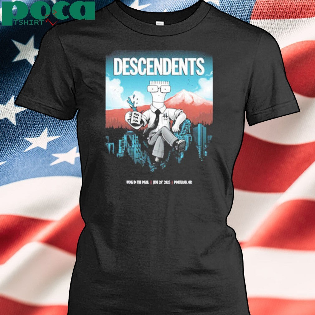 Descendents At Punk In The Park Festival On June 28 2025 In Portland OR Unisex T-Shirt