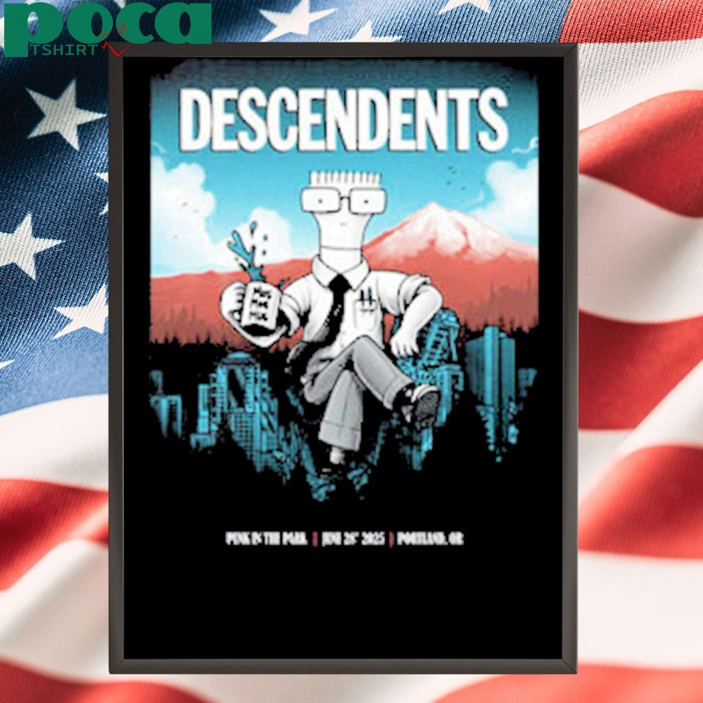Descendents At Punk In The Park Festival On June 28 2025 In Portland OR Unisex T-Shirt