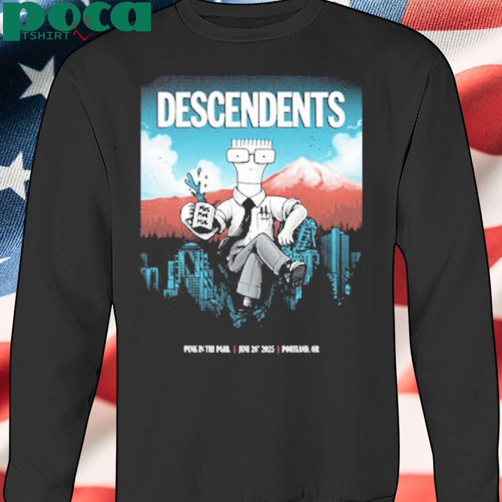 Descendents At Punk In The Park Festival On June 28 2025 In Portland OR Unisex T-Shirt