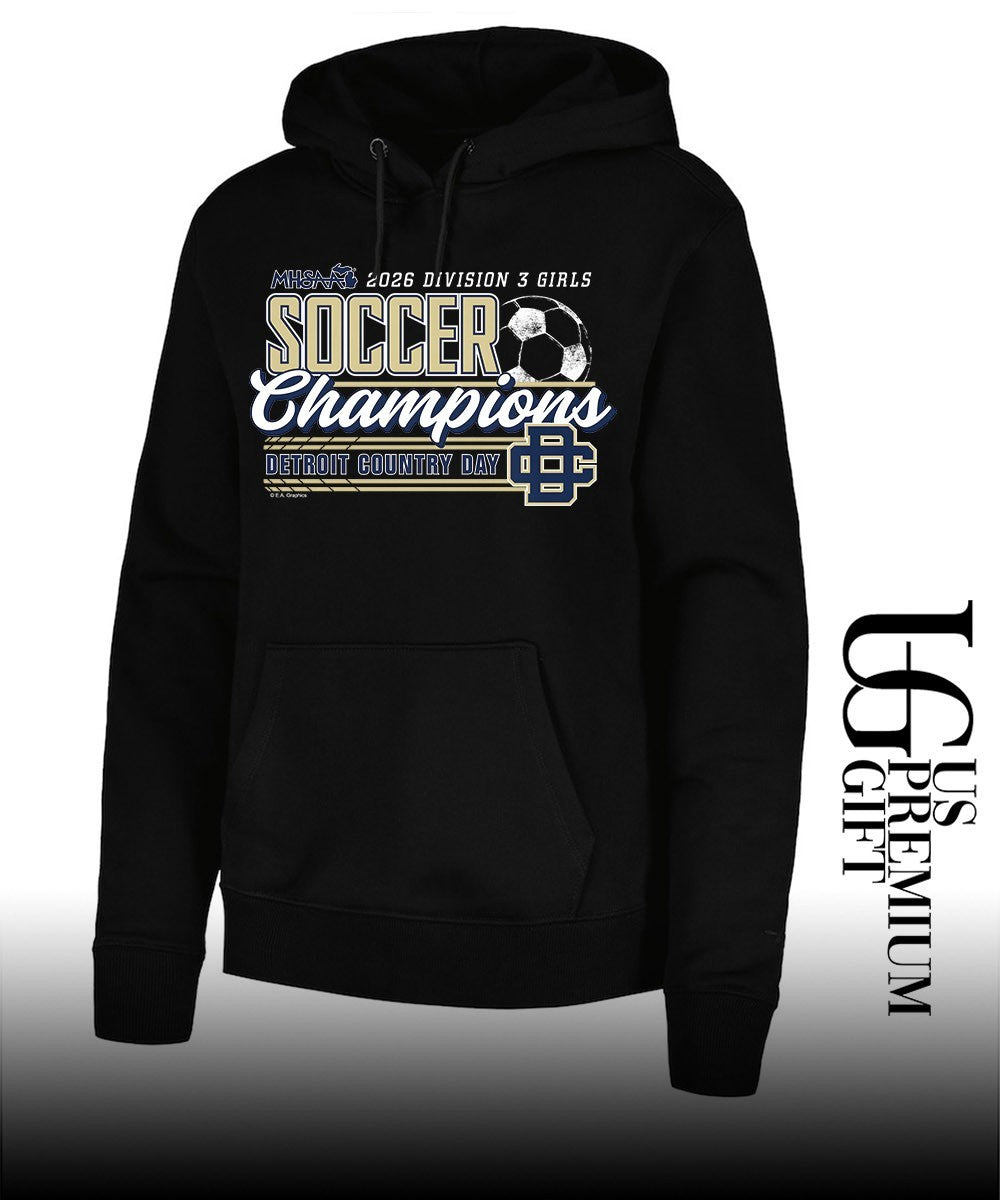 Detroit Country Day MHSAA Girls Soccer D3 Champions 2026 shirt