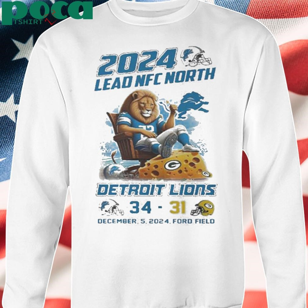 Detroit Lions 2024 Lead NFC North Champions Shirt