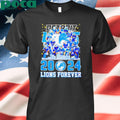 Detroit Lions 2024 Lions forever city skyline shirt