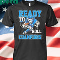 Detroit Lions Ready To Roll NFC North Champions 2024 Lion Football T-Shirt