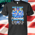 Detroit Lions back to back 2024 NFC North Division champions team players shirt