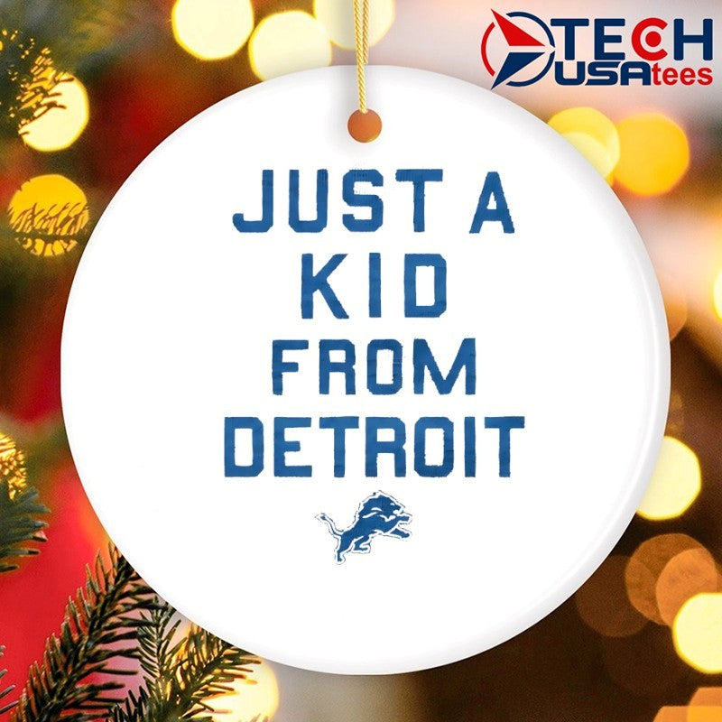 Detroit Lions just a kid from Detroit shirt