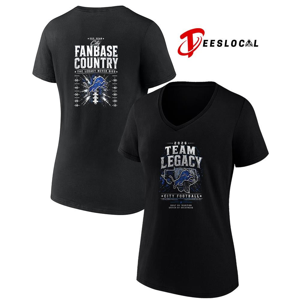 Detroit Lions team legacy built on tradition driven by greatness city fanbase country shirt