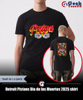 Detroit Pistons Dia de los Muertos 2025 shirt