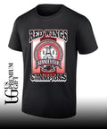 Detroit Red Wings NHL Stanley Cup Champions 2003 trophy graphic shirt