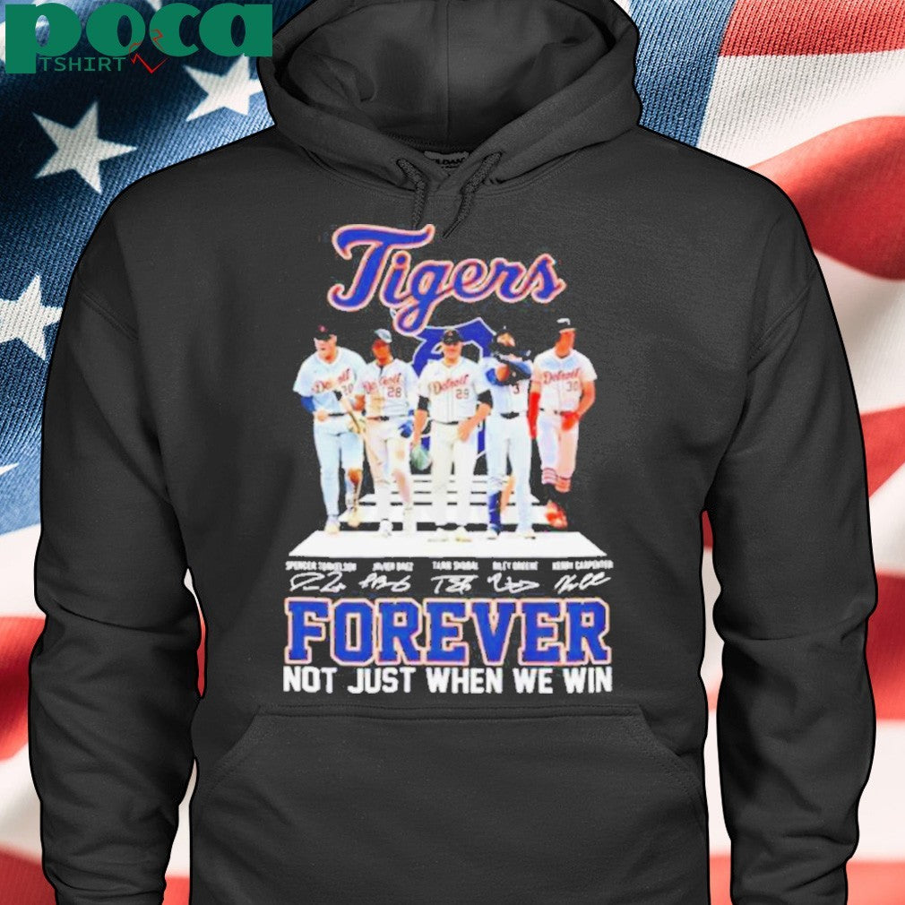 Detroit Tigers 5 starting forever not just when we win abbey road signature shirt