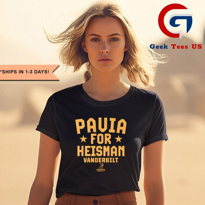 Diego Pavia for Heisman Vanderbilt Commodores football Heisman Hopeful shirt