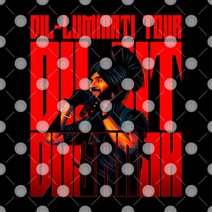 Dil-Luminati Tour Diljit Goat Vibe Punjabi Singer Dosanjh T Shirt