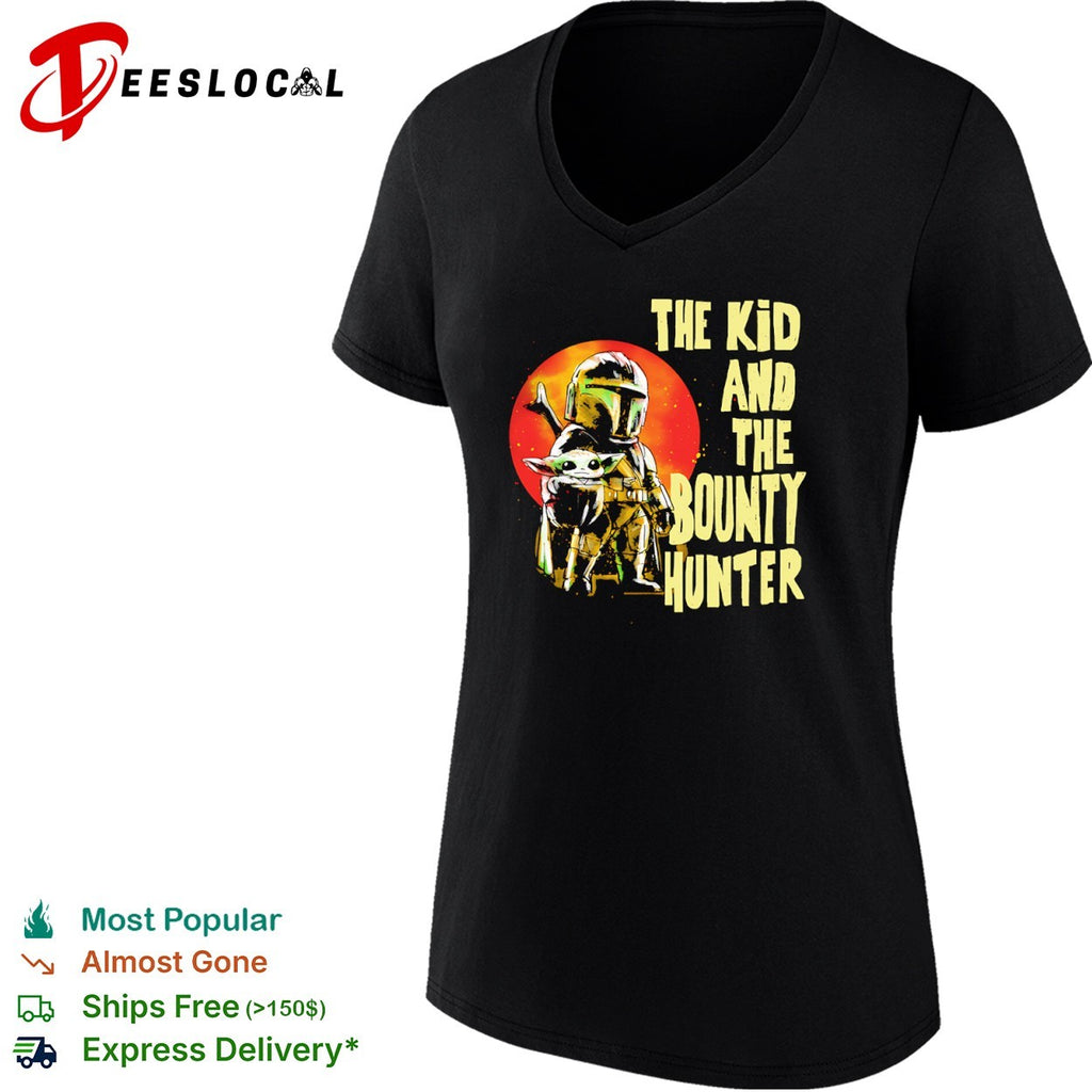 Din Grogu and Din Djarin The Kid and the Bounty Hunter shirt