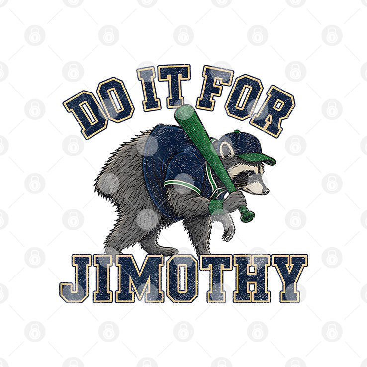 Do It For Jimothy Viral Seattle Raccoon Baseball T Shirt