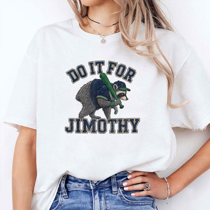 Do It For Jimothy Viral Seattle Raccoon Baseball T Shirt