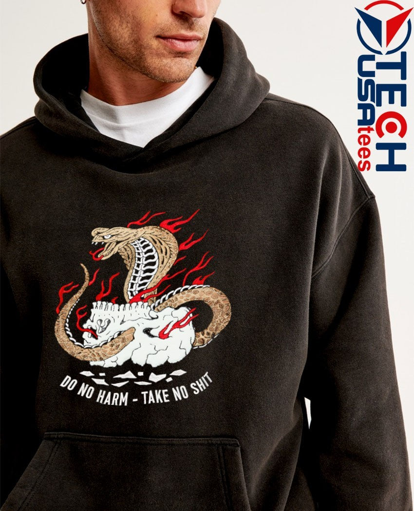 Do no harm take no shit snake shirt