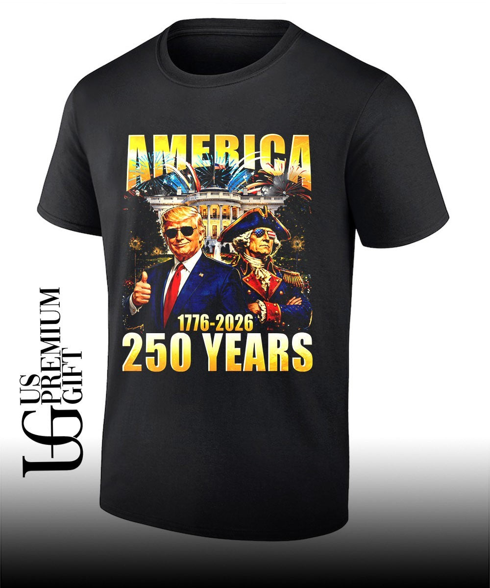 Donald Trump 250 Years America Anniversary 1776-2026 shirt