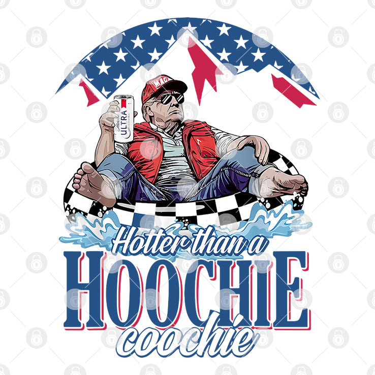 Donald Trump Summertime Hotter Than A Hoochie Coochie Shirt