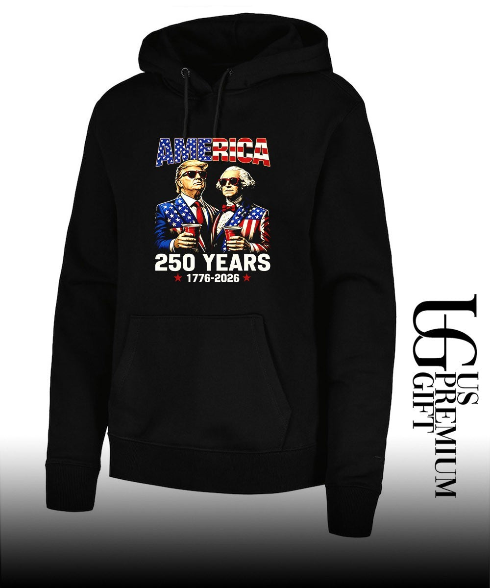 Donald Trump and George Washington America 250 Years 1776-2026 shirt