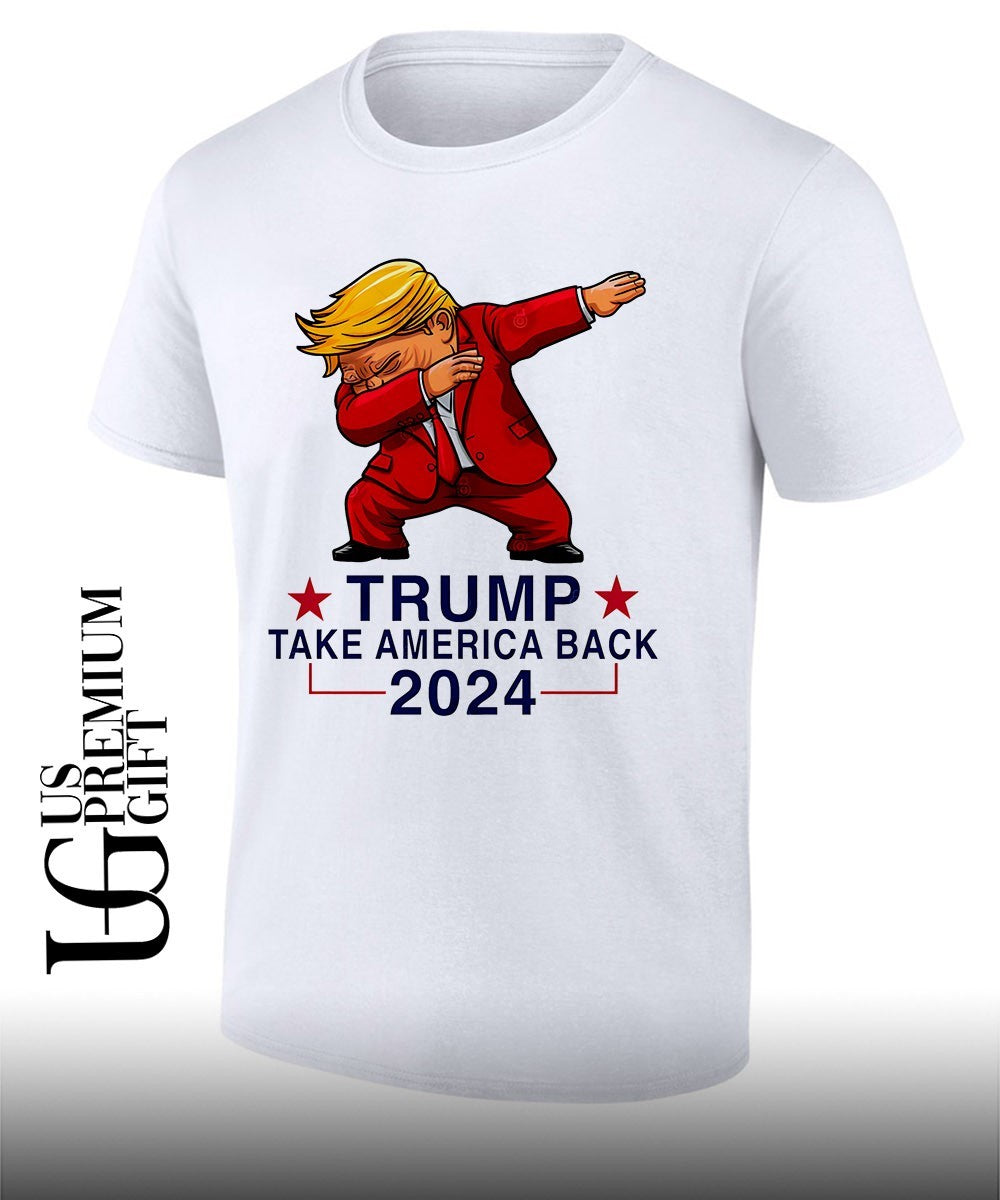 Donald Trump dabbing Take America Back 2024 shirt