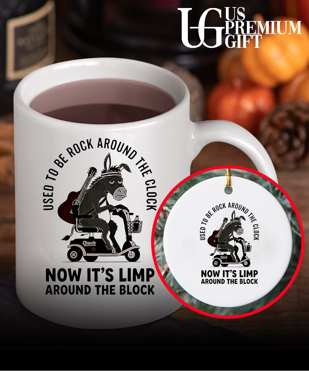 Donkey used to be rock around the clock now it’s limp around the block shirt