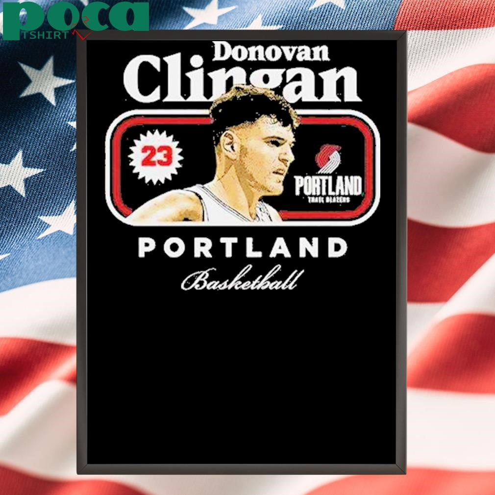 Donovan Clingan Portland Trail Blazers Nba Basketball Cover Vintage Shirt